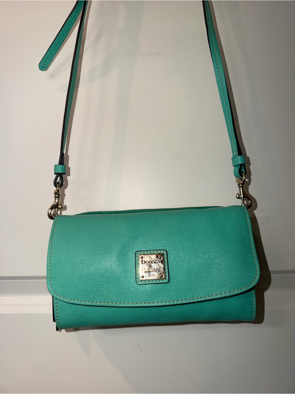 Dooney & Bourke Turquoise Crossbody Wallet